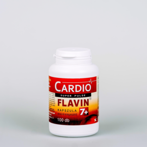Flacon Flavin7+ Cardio Super Pulse Vita Crystal cu coenzima Q10 și rezveratrol pentru inima