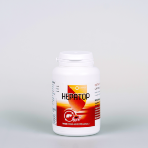 Flacon Crystal Complex Hepatop 100 capsule Vita Crystal cu silimarină pentru susținerea funcției hepatice