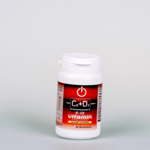 E-lit vitamina - Ca + Vitamina D3 - 60 capsule