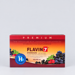 Flavin7 Premium Jubileum 10 × 100 ml – supliment alimentar natural cu bioflavonoide din extracte de fructe, pentru susținerea protecției antioxidante. (Flavin7 + quercetina, miricetina, silimarina, resveratrol, apigenina, hesperidina și kaempferol.