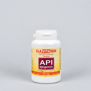 Flavitamin Taurin Apigenina – supliment alimentar natural cu taurină și apigenină. Îmbogățită cu bioflavonoidele, complexul Flavin7.