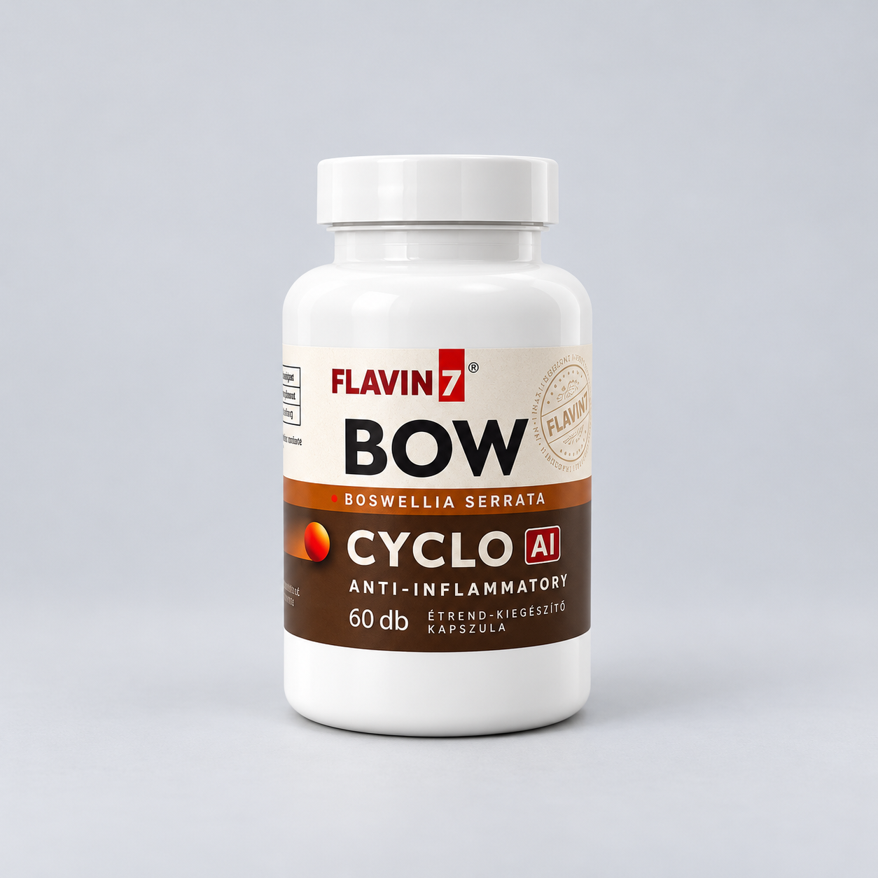 Flavin7 CYCLO BOW AI, 60 capsule – supliment alimentar natural cu Boswellia, cunoscută și ca tămâie indiană, și bioflavonoide.